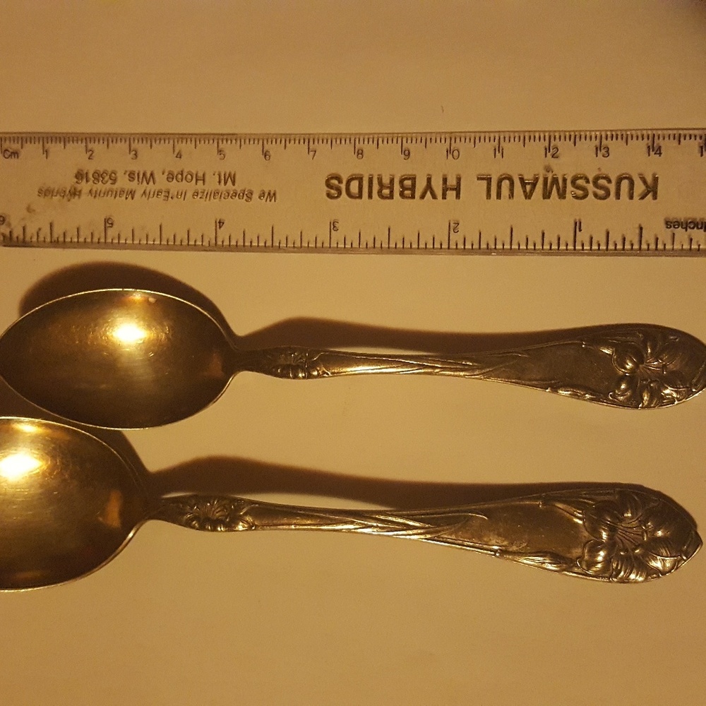 Vintage silver plated spoons